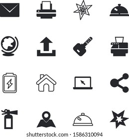 button vector icon set such as: San Francisco, correspondence, accumulator, key, keyboard, review, e-mail, spam, earth, day, circle, flammable, monitor, vecto, extinguisher, set, continent, unlock
