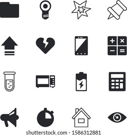 button vector icon set such as: loud, ignition, countdown, directory, mathematics, attachment, note, smartphone, supply, person, pinned, phone, dynamite, electrical, folder, quality, inspiration