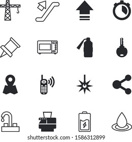 button vector icon set such as: steps, electrical, clock, printer, social, drink, secret, precaution, icons, optical, dew, festive, cook, escalation, map, quality, start, city, media, down, board