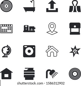 button vector icon set such as: holding, star, paperclip, accessory, computing, photo, people, blue, database, lightening, mix, location, machines, photocopier, line, camera, red, pointing
