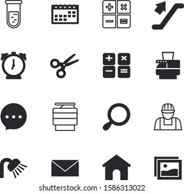 button vector icon set such as: e-mail, hour, repair, nail, receive, sample, move, envelope, decoration, zoom, abstract, hand, review, safety, man, month, bath, bubble, chatting, lift, find, research