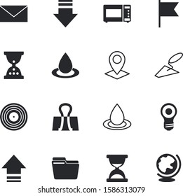 button vector icon set such as: upload, holding, cook, global, metal, model, objective, filled, computing, targeting, paperclip, correspondence, closed, line, appliance, shiny, focus, perfection