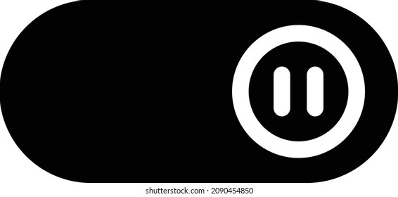 button vector illustration isolated on a transparent background. glyph vector icons for concept or web graphics.