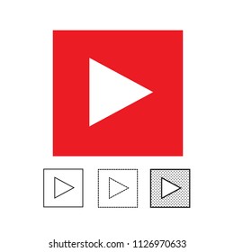 button video player icon
