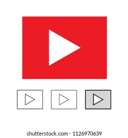 button video player icon