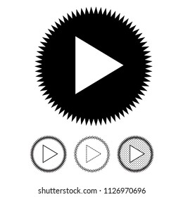 button video player icon