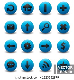 Button. Web design. Cartoon. Press. Bright design. For your design.