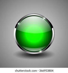 Button for web design. Vector