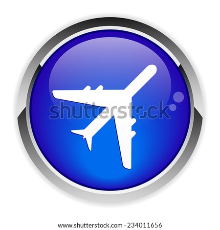 button web internet airplane