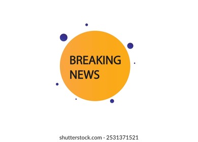 Plantilla de Web de Botón. Últimas noticias, admisión abierta, Burbuja de discurso, Etiqueta de Anuncio
