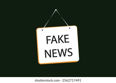 button web template, fake news, Speech bubble, banner label
