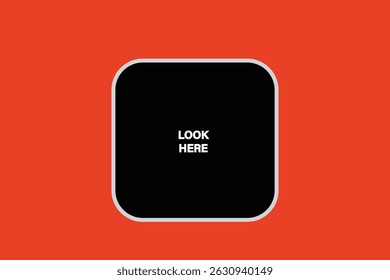 button ,web template, look here, banner label