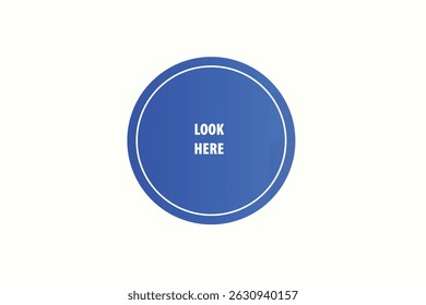 button ,web template, look here, banner label