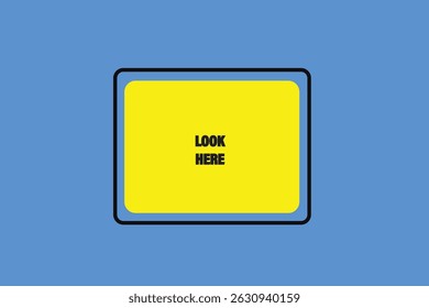 button ,web template, look here, banner label