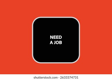 button ,web template, need a job, banner label


