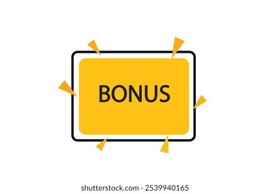 button web template.bonus, admission open, Speech bubble, banner label

