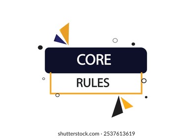 button web template.core rules, admission open, Speech bubble, banner label

