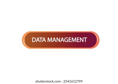 button web template.Data management, admissão aberta, Balão de fala, rótulo do banner

