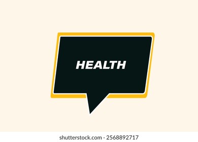 button web template,health, Speech bubble, banner label

