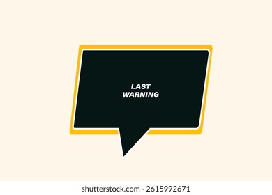 button web template,Last warning,bubble, banner label

