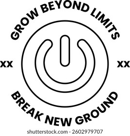 A button with the word break written below it