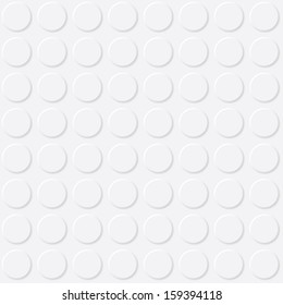buttons background. white seamless texture. vector eps10