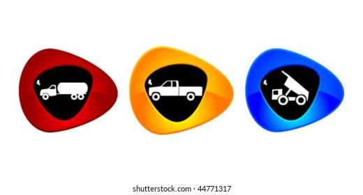 buttons with cars