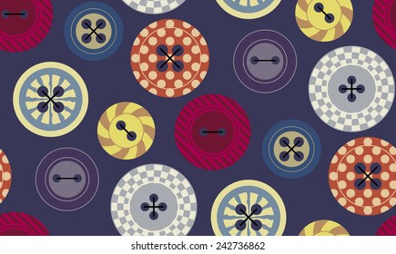 Buttons clothing seamless background