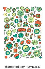 Buttons collection, sketch for your design