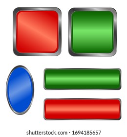 buttons of different colors for sites