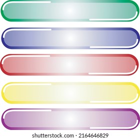 Buttons of different colors to use on websites and the like