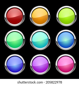 Buttons, elements round