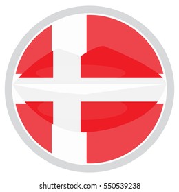 The buttons of the flags. Design Fantastic. Denmark.