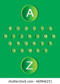 Buttons font vector neon color 