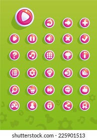 Buttons for game interfaces 