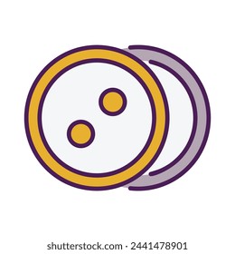 Buttons icon editable stock vector illustration