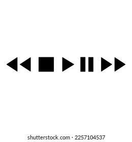 buttons icon on white background, vector illustration.