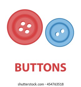 Buttons icon of vector illustration for web and mobile design
