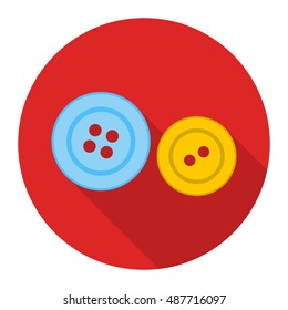 Buttons icon of vector illustration for web and mobile