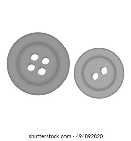 Buttons icon of vector illustration for web and mobile