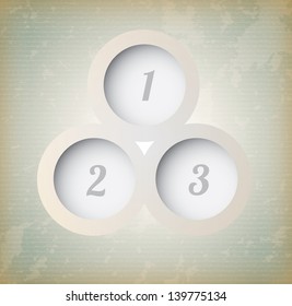 buttons icos over grunge background vector illustration