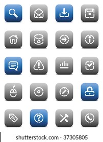 Buttons for internet. Icons for websites and interface elements. Vector illustration.