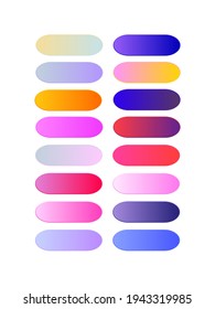 Buttons for mobile applications, gaming and multimedia with a stylish and elegant design.