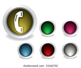 buttons phone, empty button included