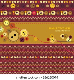 buttons and seams background
