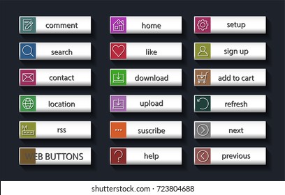 buttons for searching the Internet  information