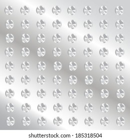 Buttons silver background