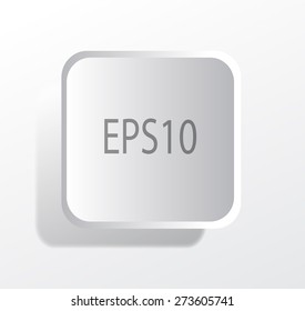 Buttons square vector illustration for web design 