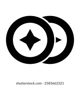 Buttons Vector Glyph Icon Vector Design