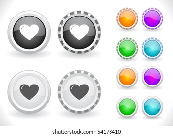 Buttons for web